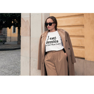 T-shirt Je suis Jessica La meilleure maman jamais personna