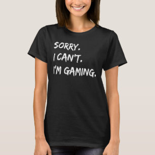 T-shirt Je suis Jeux Vidéo Joueur pour garçons Ados Hommes