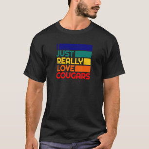 T-shirt Je Suis Juste Amoureux Des Cougars Rencontres Mûre