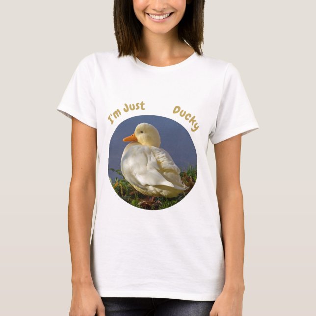 T-shirt Je suis juste canard (Devant)