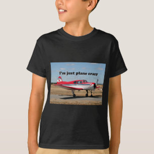 T-shirt Je suis juste fou plat : Avions de yaks