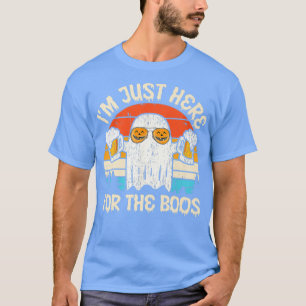 T-shirt Je Suis Juste Ici Pour Boos Retro Ghost Bière Hall