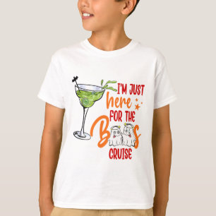 T-shirt Je suis juste ici pour la croisière des huées conc