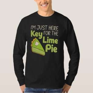 T-shirt Je suis juste ici pour la tarte au citron vert de