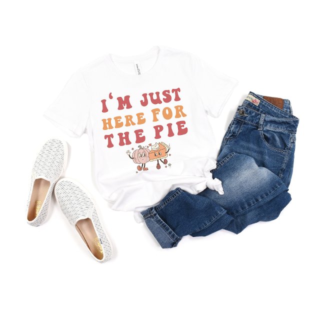 T-shirt Je suis juste ici pour la tarte Citrouille de Than (Créateur téléchargé)