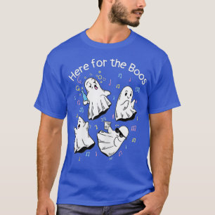 T-shirt Je Suis Juste Ici Pour Le Boos Drôle Halloween Gho