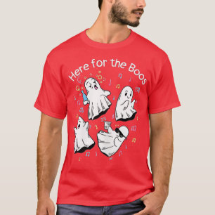 T-shirt Je suis juste ici pour le Boos drôle Halloween Gho