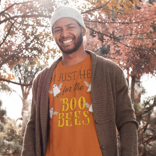 T-shirt Je suis juste ici pour les abeilles Boo drôle Hall