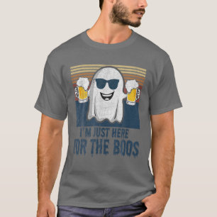 T-shirt Je suis juste ici pour les boos Funny Pun pour Boo