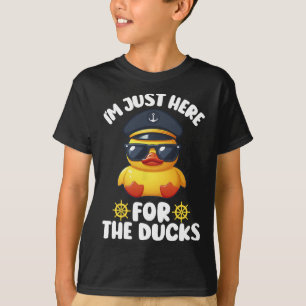 T-shirt Je suis juste ici pour les canards Drôle Cruising