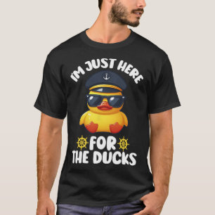 T-shirt Je suis juste ici pour les canards Drôle Cruising