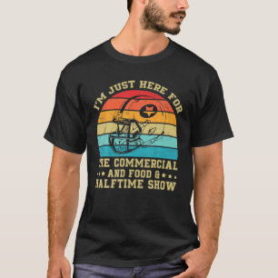 T-shirt Je suis juste ici pour les publicités alimentaires