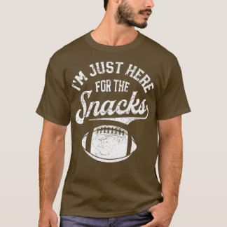 T-shirt Je suis juste ici pour les snacks Drôle Imaginaire