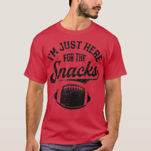 T-shirt Je suis juste ici pour les snacks Drôle Imaginaire