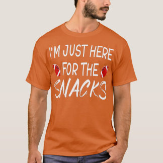 T-shirt Je suis juste ici pour les snacks Drôle Imaginaire