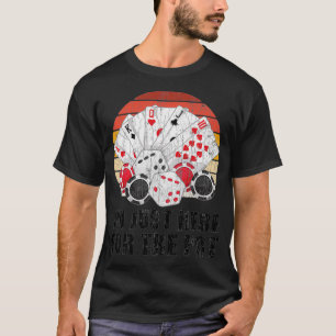 T-shirt Je Suis Juste Ici Pour Pot Drôle Graphic Pour Poke
