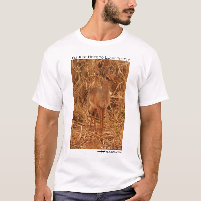 T-shirt Je suis juste ici pour regarder assez - le dik-dik (Devant)