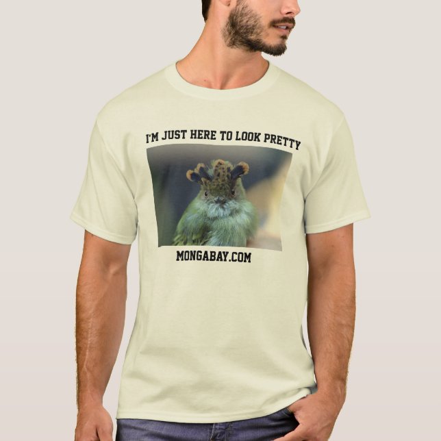 T-shirt Je suis juste ici pour regarder assez : Pygmée (Devant)