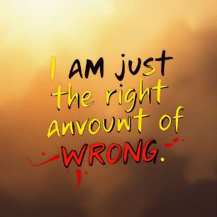 T-shirt Je suis juste la bonne quantité de mauvaises