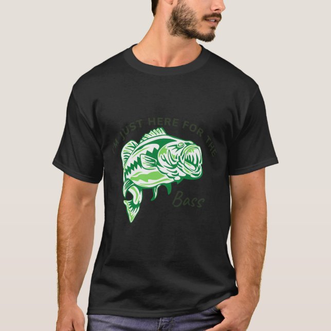 T-shirt Je suis juste là pour la basse (Devant)