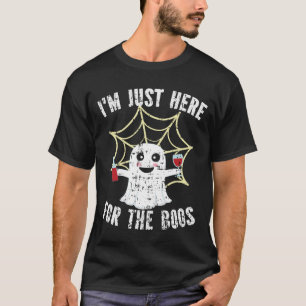 T-shirt Je suis juste là pour le Fantôme d'Halloween de Bo