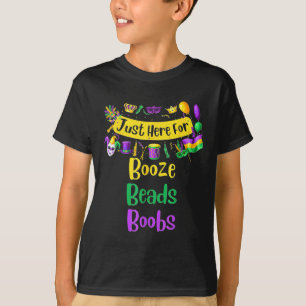 T-shirt Je suis juste là pour les perles de Booze