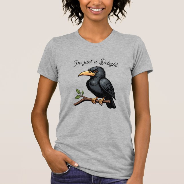 T-SHIRT JE SUIS JUSTE UN DÉLICE (Devant)