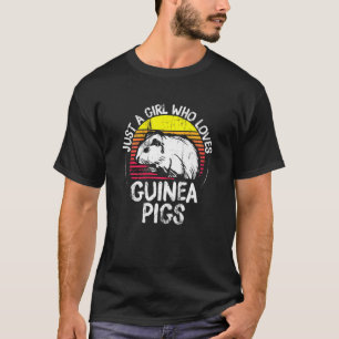 T-shirt Je Suis Juste Une Fille Qui Aime Les Cochons De Gu