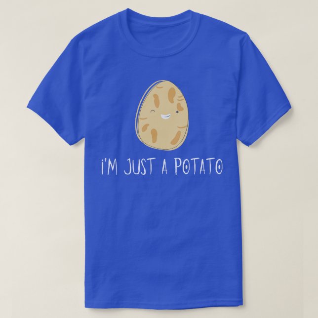 T-shirt Je Suis Juste Une Pomme De Terre (Design devant)