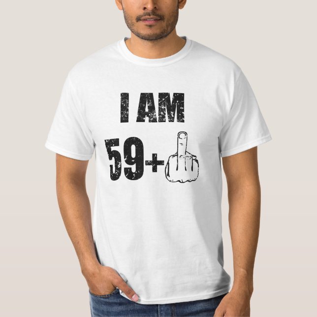 T-shirt Je suis la chemise de 60 d'années hommes drôles (Devant)