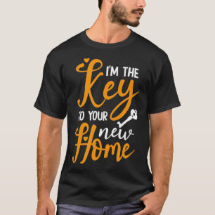 T-shirt Je Suis La Clé De Votre Nouvelle Maison Agent Imm