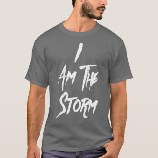 T-shirt Je suis la conception motivationnelle de l'ouragan