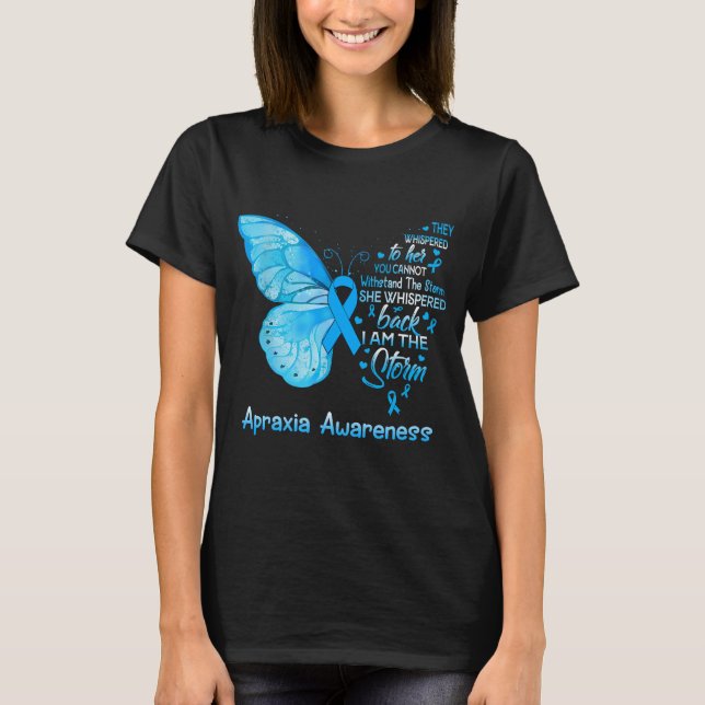 T-shirt Je Suis La Conscience De L'Apraxie De La Tempête (Devant)