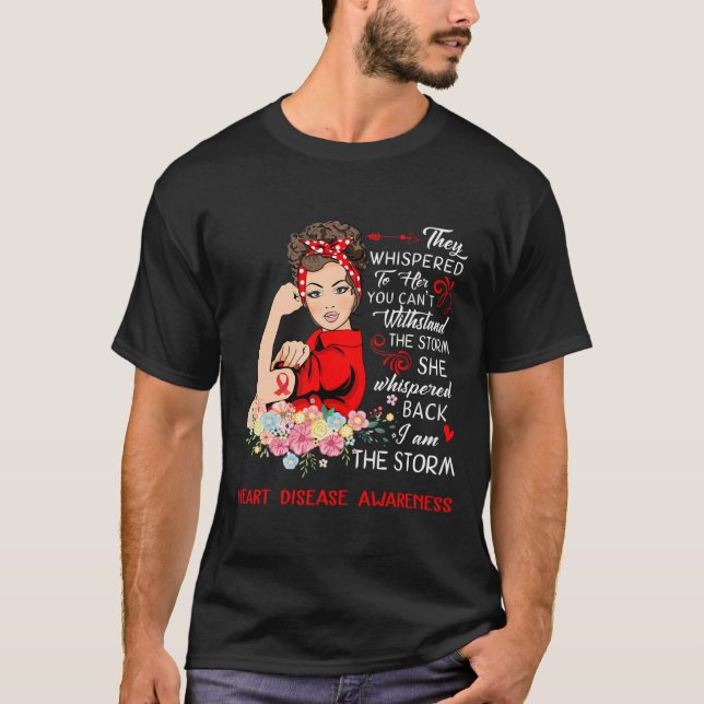 T-shirt Je Suis La Conscience Des Maladies Cardiaques Par  (Devant)