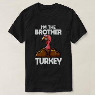 T-shirt Je suis la famille Brother Turkey Thanksgiving