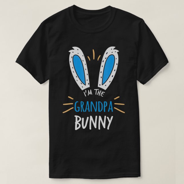 T-shirt Je suis La Famille Bunny Bunny Matching Pâques Sun (Design devant)