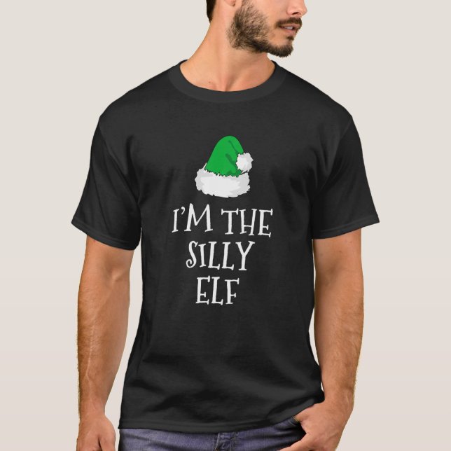T-shirt Je suis la famille des elfes sots drôle cadeau de  (Devant)