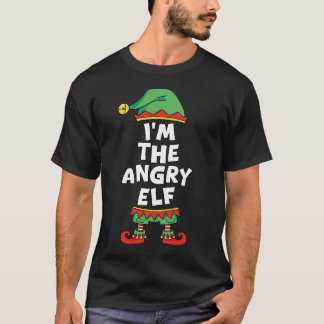 T-shirt Je suis La famille Elf en colère qui ressemble à l