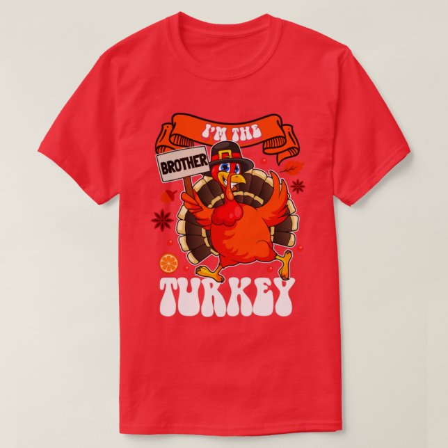 T-shirt Je Suis La Famille Frère Turquie Qui Correspond À  (Design devant)