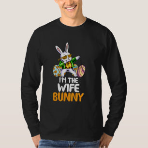 T-shirt Je Suis La Femme Lapin Matching Famille Aîné Pâque
