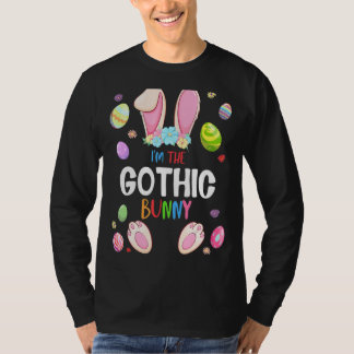 T-shirt Je suis La fête de Pâques du lapin gothique Famill