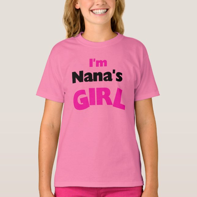 T-shirt Je suis la fille de Nana (Devant)