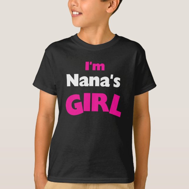 T-shirt Je suis la fille de Nana (Devant)