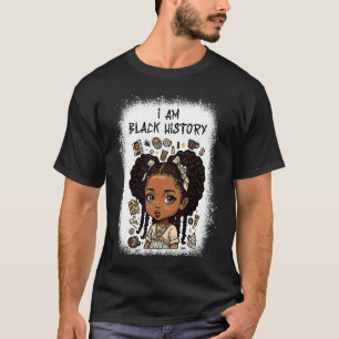 T-shirt Je Suis La Forte Reine Africaine Filles Histoire N