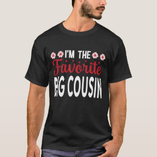 T-shirt Je suis la grande Fête des pères COUSIN préférée