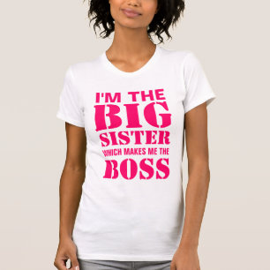 T-shirt Je suis la grande soeur qui me fait le patron