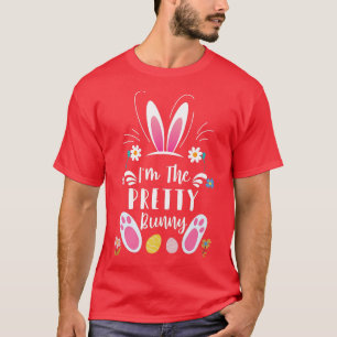 T-shirt Je suis La Jolie Fête de Pâques de la Famille Lapi