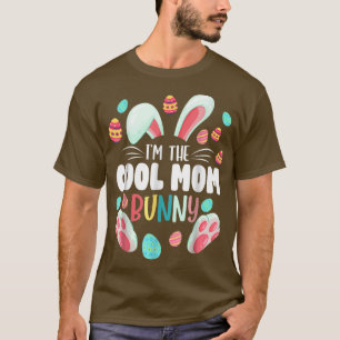 T-shirt Je suis La Maman Cool Bunny Matching Family Pâques