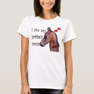 T-shirt Je suis la maman de mon cheval