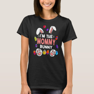 T-shirt Je suis la maman maman lapin de Pâques maman maman